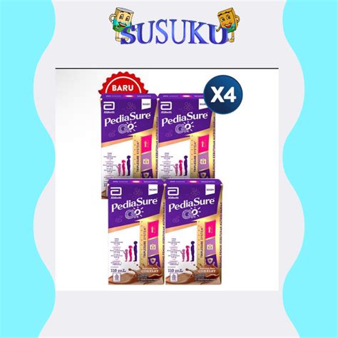 Jual Pediasure Go Uht Vanila Cokelat X Ml Shopee Indonesia