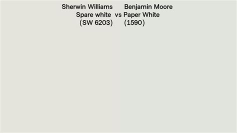 Sherwin Williams Spare White Sw Vs Benjamin Moore Paper White