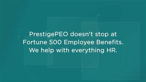 PEO Company Payroll Employee Benefits HR Prestige PEO