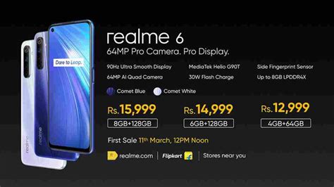 Realme 6 Specs Price Availability And More