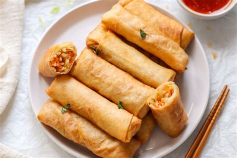 Vegetable Spring Rolls My Morning Mocha