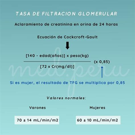 Formula Mdrd Para Filtrado Glomerular Printable Templates Free