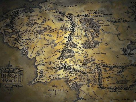 Map Of Lotr