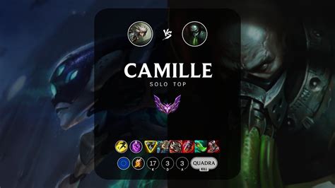 Camille Top Vs Urgot Euw Master Patch Youtube