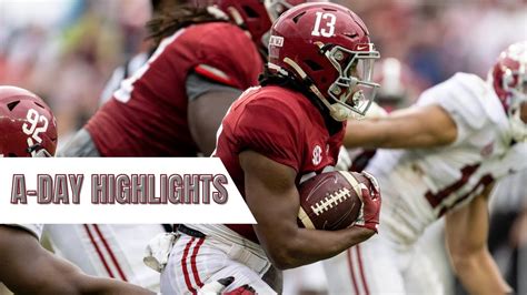 Alabama Football 2022 A-Day Highlights