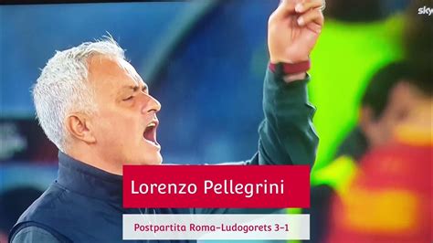 Postpartita Di Roma Ludogorets 3 1 Intervista Di Lorenzo Pellegrini