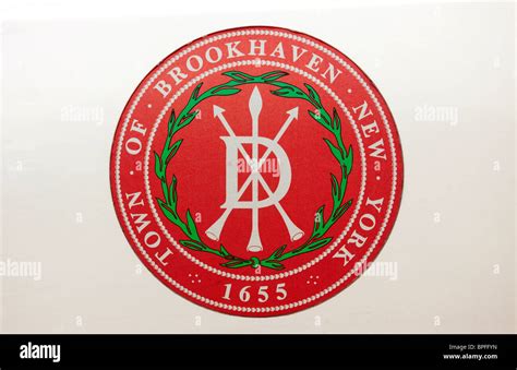 Official Seal Of The Town Of Brookhaven In Suffolk County Long Island