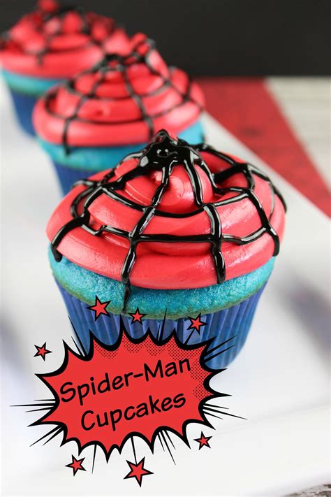 Spider Man Cupcakes