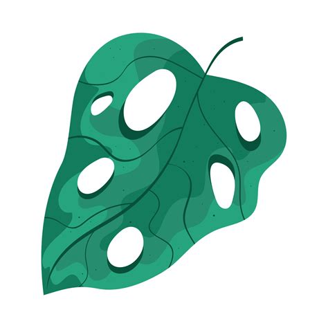 Leaf With Holes Foliage 16762529 Vector Art At Vecteezy