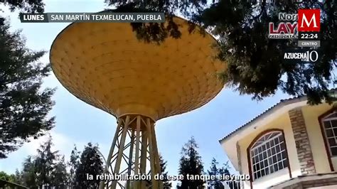 Colapsa Tanque De Agua Potable En Puebla Momento Exacto Video Grupo Milenio