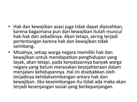 Harmonisasi Hak Dan Kewajiban Asasi Manusia Dalam Perspektif Ppt