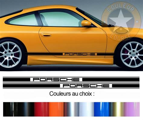 Sticker Bandes Porsche