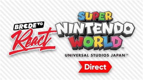 Super Nintendo World Direct Brcdevg React Youtube