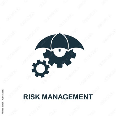 Risk Management icon. Creative element design from risk management icons collection. Pixel ...