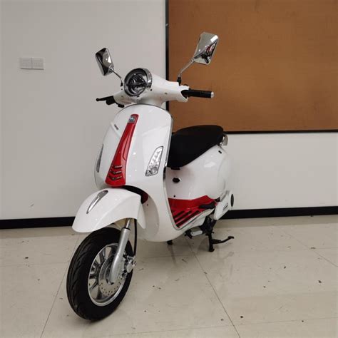 Jual Motor Listrik Vespa Exotic Sprinter Pro Max Putih Shopee Indonesia