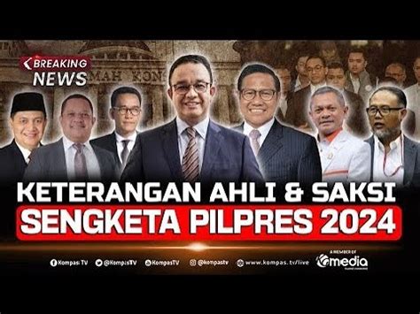 BREAKING NEWS Keterangan Ahli Saksi Prabowo Gibran Sidang Sengketa