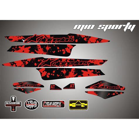 MIO SPORTY STOCK DECALS | Shopee Philippines