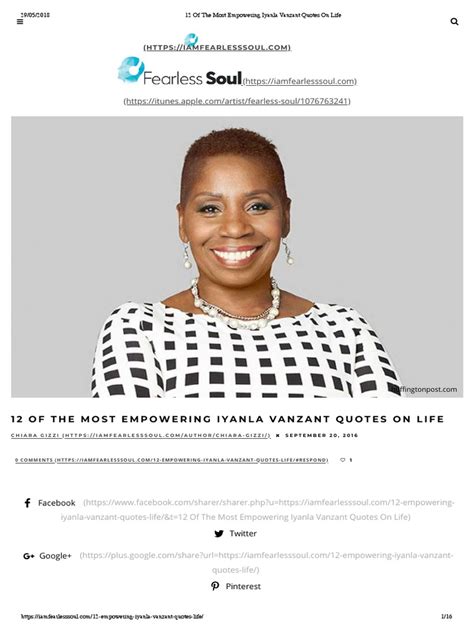 12 Of The Most Empowering Iyanla Vanzant Quotes On Life Download Free