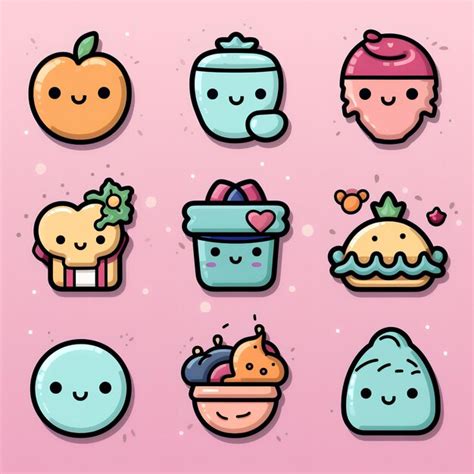 Premium Photo Cute Icons