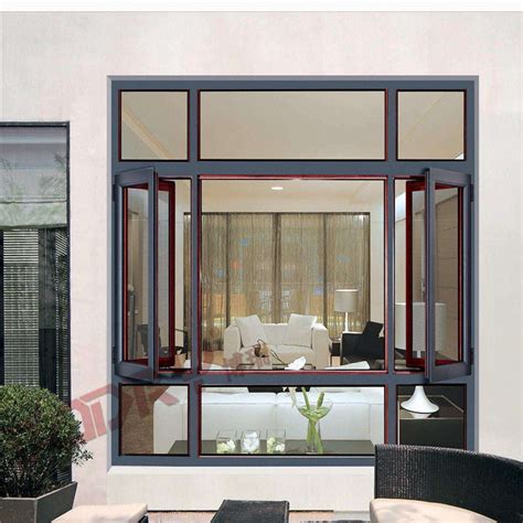 2020 Modern House Glass Windows Customizable Design Aluminium Casement