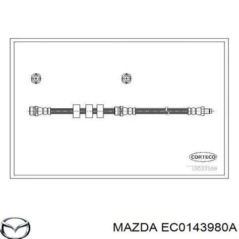 4101094 Ford Latiguillo De Freno Delantero