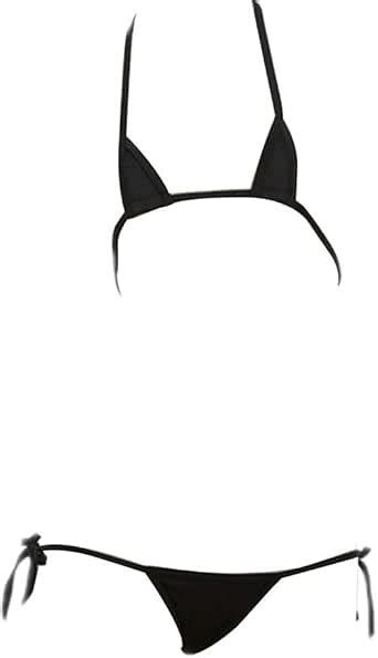 Amazon YOMORIO Womens Temptation Micro Bikini Sexy Mini Triangle Bikini Japanese Lingerie