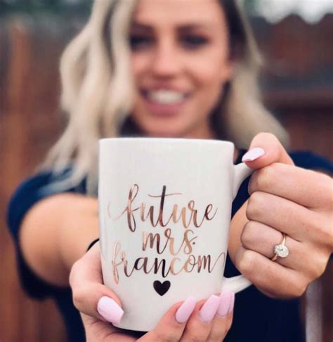 Newly Engaged Mugs 7 Cutest Coffee Mug Ts For Brides To Be