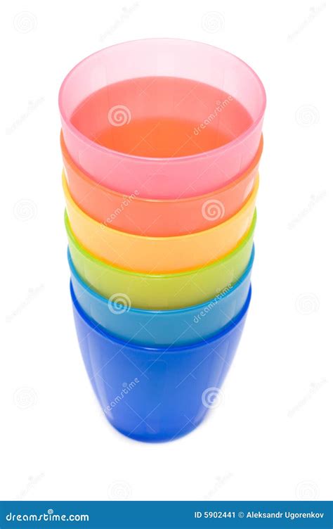 Plastic Cups Stock Image Image Of Dishes Picnic Colorful 5902441