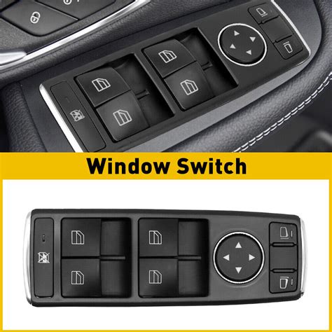 Master Driver Side Window Door Lock Switch For Mercedes W W C