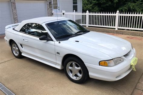 14k Mile 1995 Ford Mustang Gt Convertible For Sale On Bat Auctions