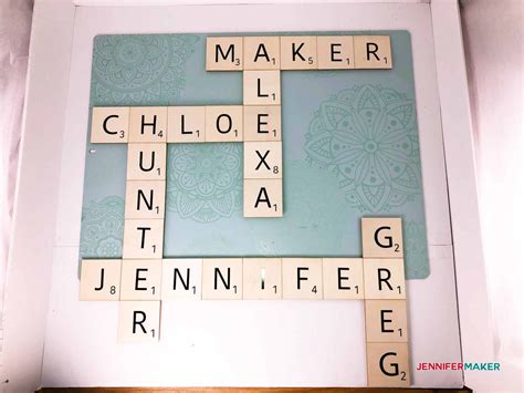 Scrabble Wall Art Easy And Fun Diy Home Decor Project Jennifer Maker