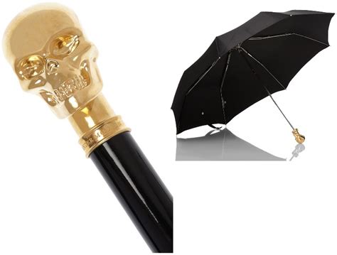 Alexander Mcqueen Gold Skull Umbrella X Wallpaper Teahub Io