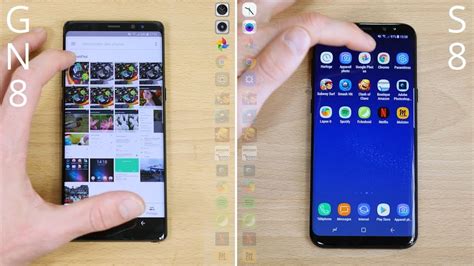 Speedtest Samsung Galaxy Note 8 Vs Galaxy S8 YouTube