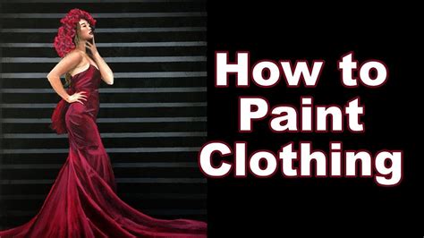 How To Paint Clothing Live Painting Lesson For Beginners Youtube