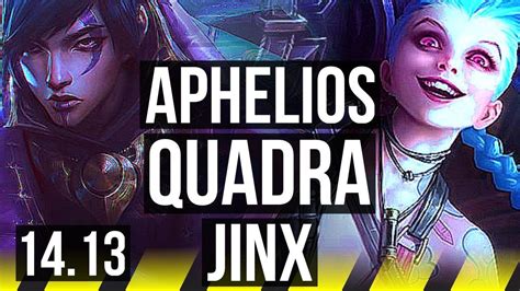 APHELIOS Lulu Vs JINX Rakan ADC Quadra 12 2 4 700 Games