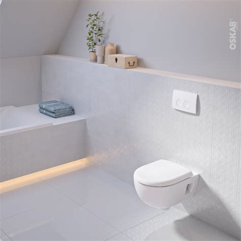 Pack Wc Geberit Suspendu Symbiose Rimfree Design Oskab