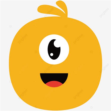 Gambar Ekspresi Bahagia Emoji Rambut Kuning Vektor Kuning Emotikon