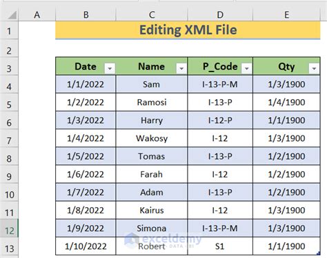 How To Edit Xml File In Excel With Easy Steps Exceldemy