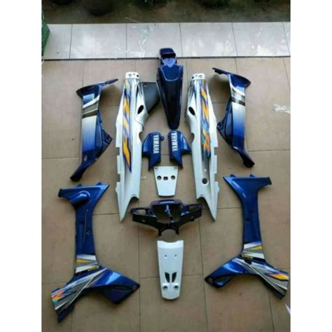 Jual Cover Bodi Halus Body Halus Full Set Yamaha Fiz Fiz R Biru Putih