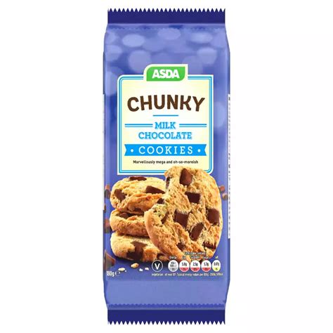 Asda Chunky Milk Chocolate Cookies 180g is halal suitable | Halal Check