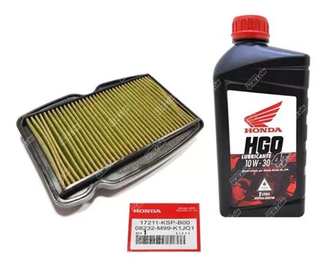 Kit Service Honda Invicta Filtro Aire Aceite Original M1 En Venta En