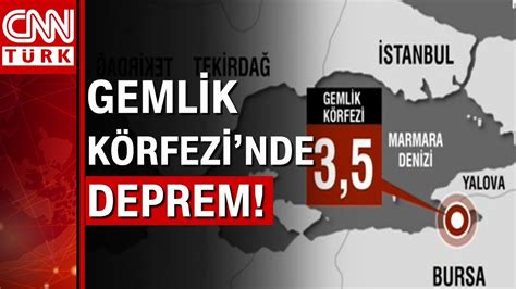 Gemlik K Rfezi Ndeki Deprem Beklenen B Y K Stanbul Depreminin