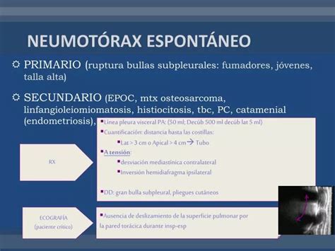 PPT NEUMOTÓRAX ESPONTÁNEO PowerPoint Presentation free download ID