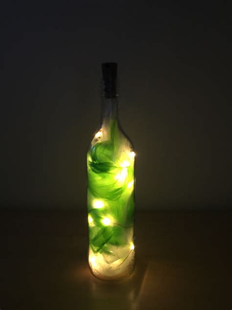 Sch Ne Weinflasche Mit Led Licht Etsy De