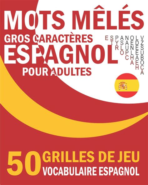 Buy Mots M Les Gros Caract Res Espagnol Pour Adultes Livre D