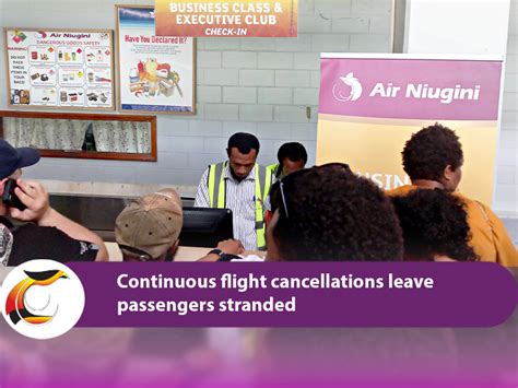 Frustration over Air Niugini flights - Post Courier