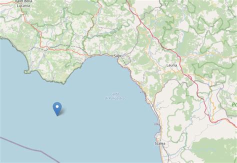 Cilento Scossa Di Terremoto In Mare Nella Notte Giornale Del Cilento