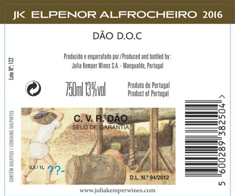 Jk Elpenor Alfrocheiro Julia Kemper Wines