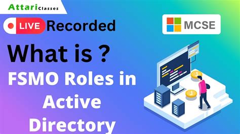 FSMO Roles In Active Directory What Is FSMO Roles Live Recorded