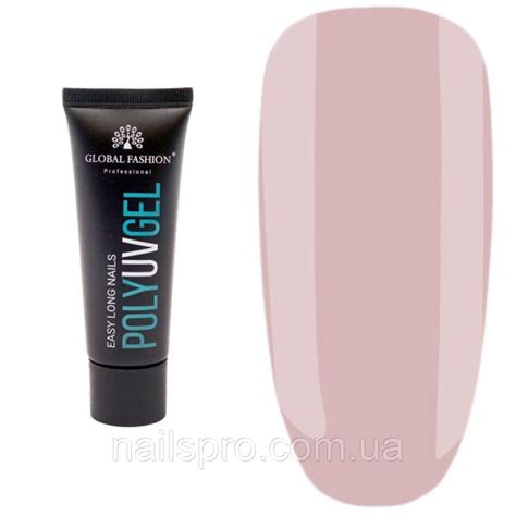 Полигель для Наращивания Ногтей Global Fashion Poly UV Gel ELN № 12 30 ...